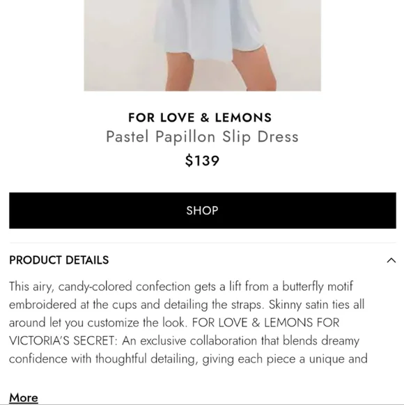 For Love & Lemons Pastel Butterfly Papillon Slip Dress (Large)‼️Open to Offers - Picture 9 of 9